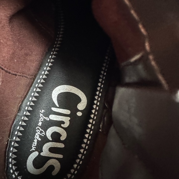 Circus Sam Edelman Holt Bootie 7.5 Brown Suede Studded Western Ankle Boot, NWOT - Picture 14 of 16